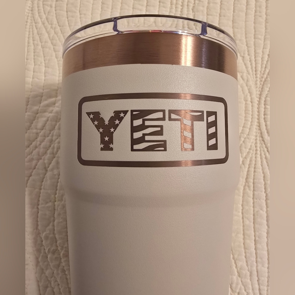 NWT Yeti Limited Edition Folds Of Honor Stackable Rambler 20 Oz - Picture 6 of 8